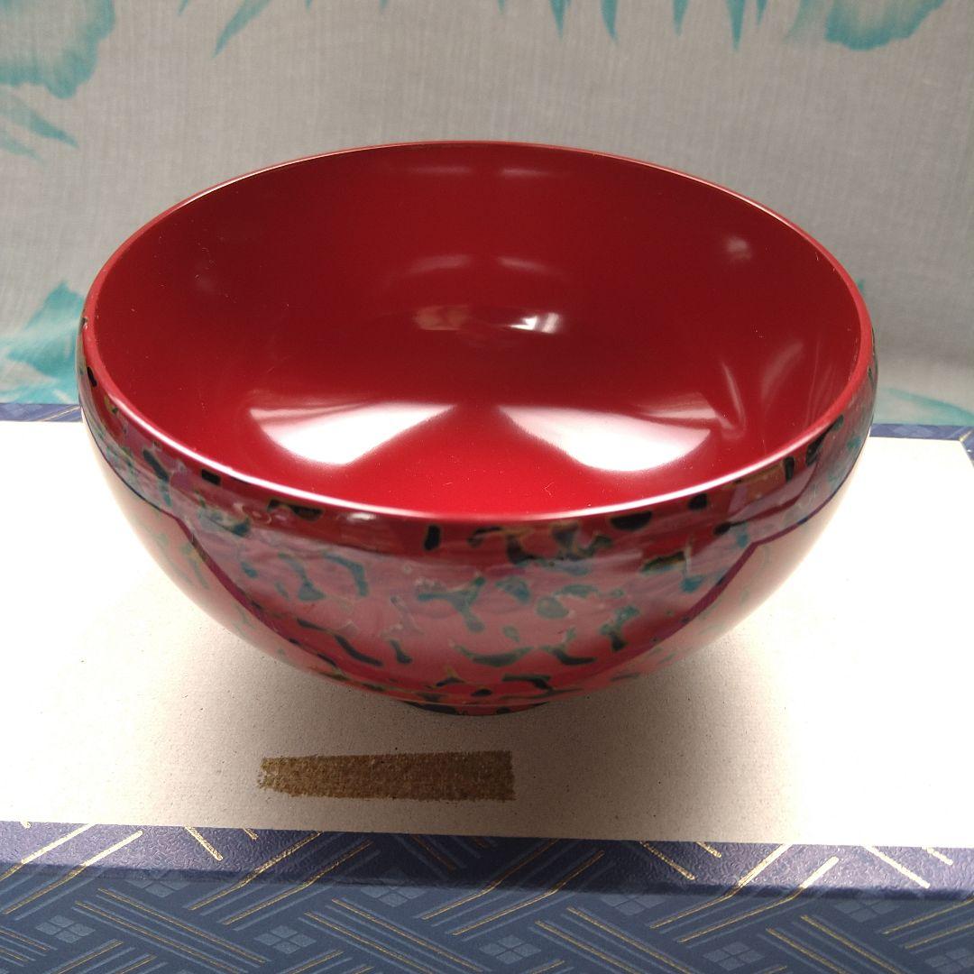 津軽塗 赤と黒のペアの漆器 夫婦椀2個セット 弘前市福士漆器製作所製