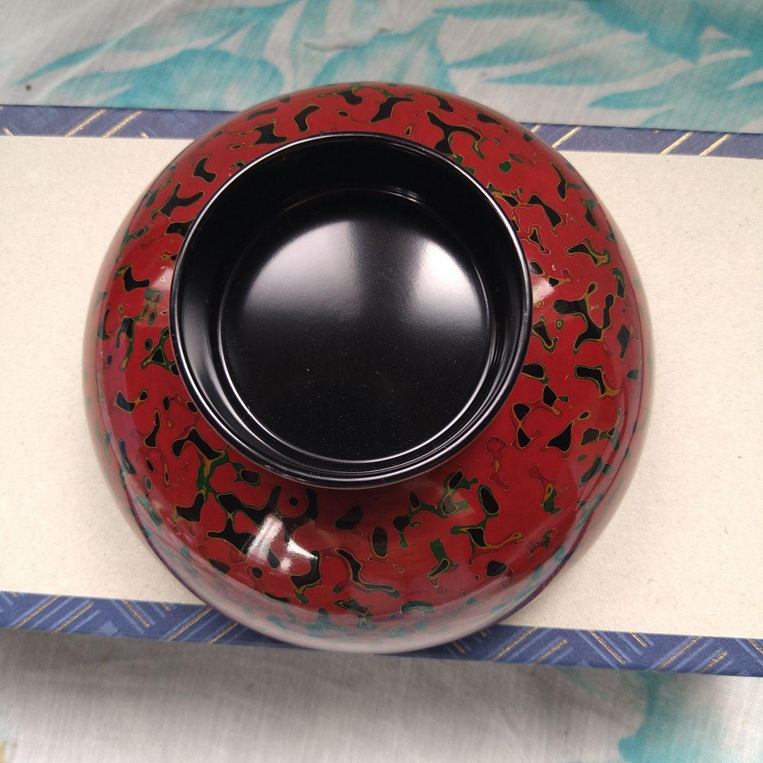 津軽塗 赤と黒のペアの漆器 夫婦椀2個セット 弘前市福士漆器製作所製