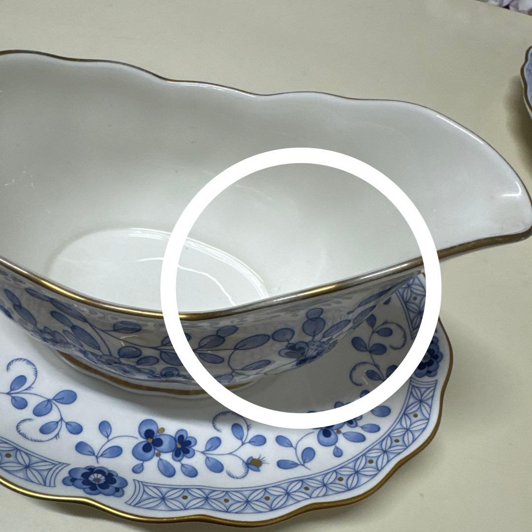 【美品！ ナルミ ミラノ】グレービーボートNARUMI BONE CHINA