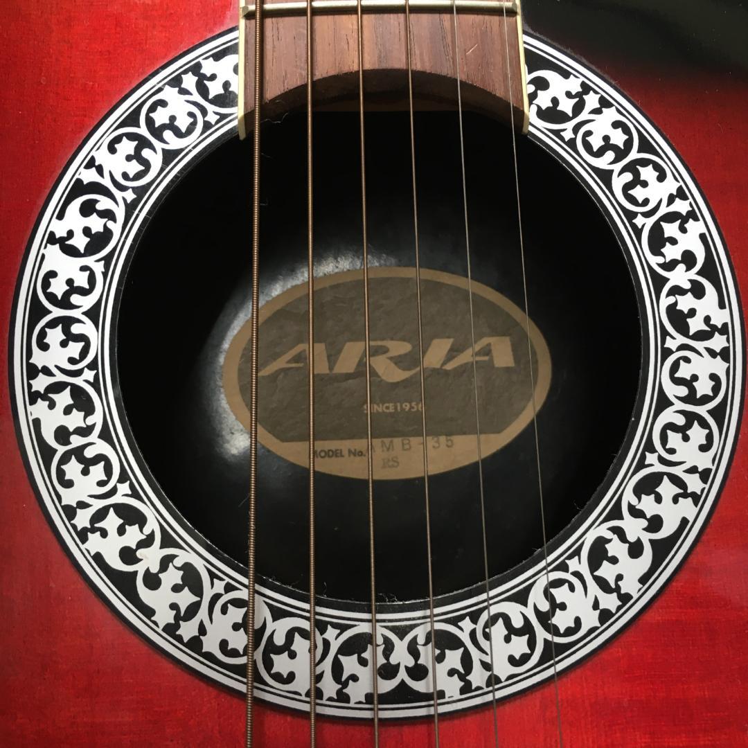 Y USED エレアコ ギター ARIA AMB-35 電池不要 アリア レッド - メルカリ