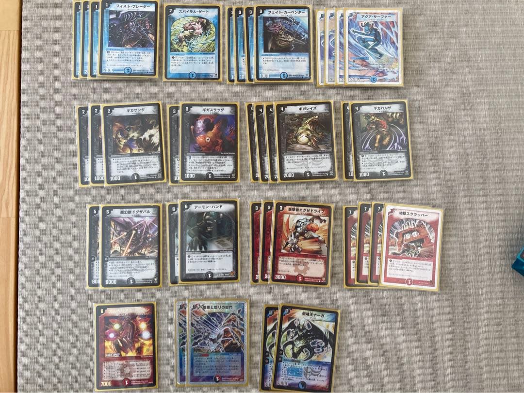 デュエマクラシック05旧枠統一 デッキ8種セット　引退品