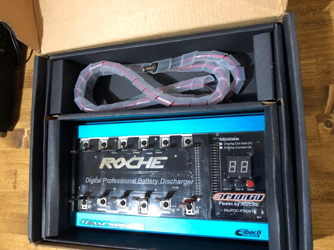 【セール美品】ROCPBD010PR ROCHE バッテリディスチャージャー　青