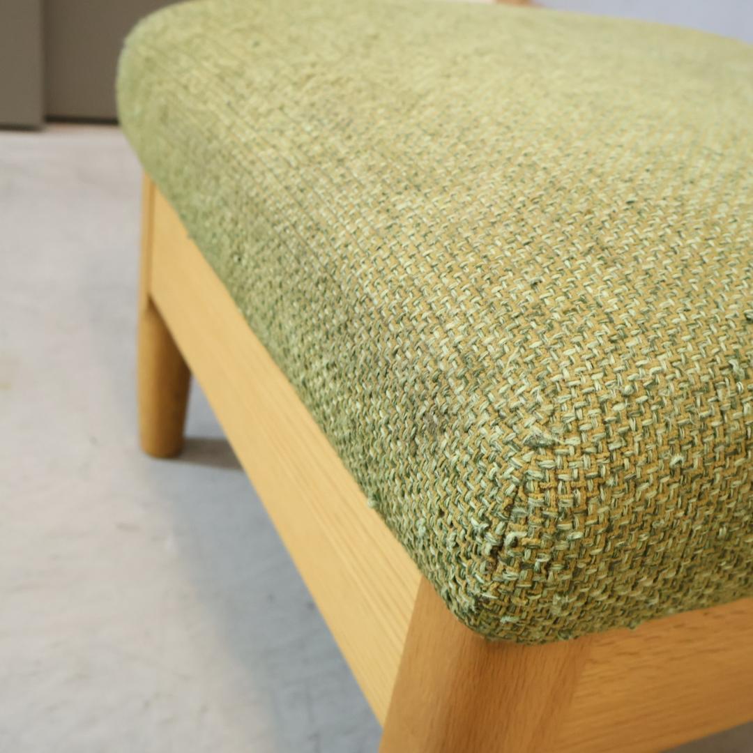 KASHIWA 柏木工 オーク材 オットマン スツール 足置き 腰掛椅子