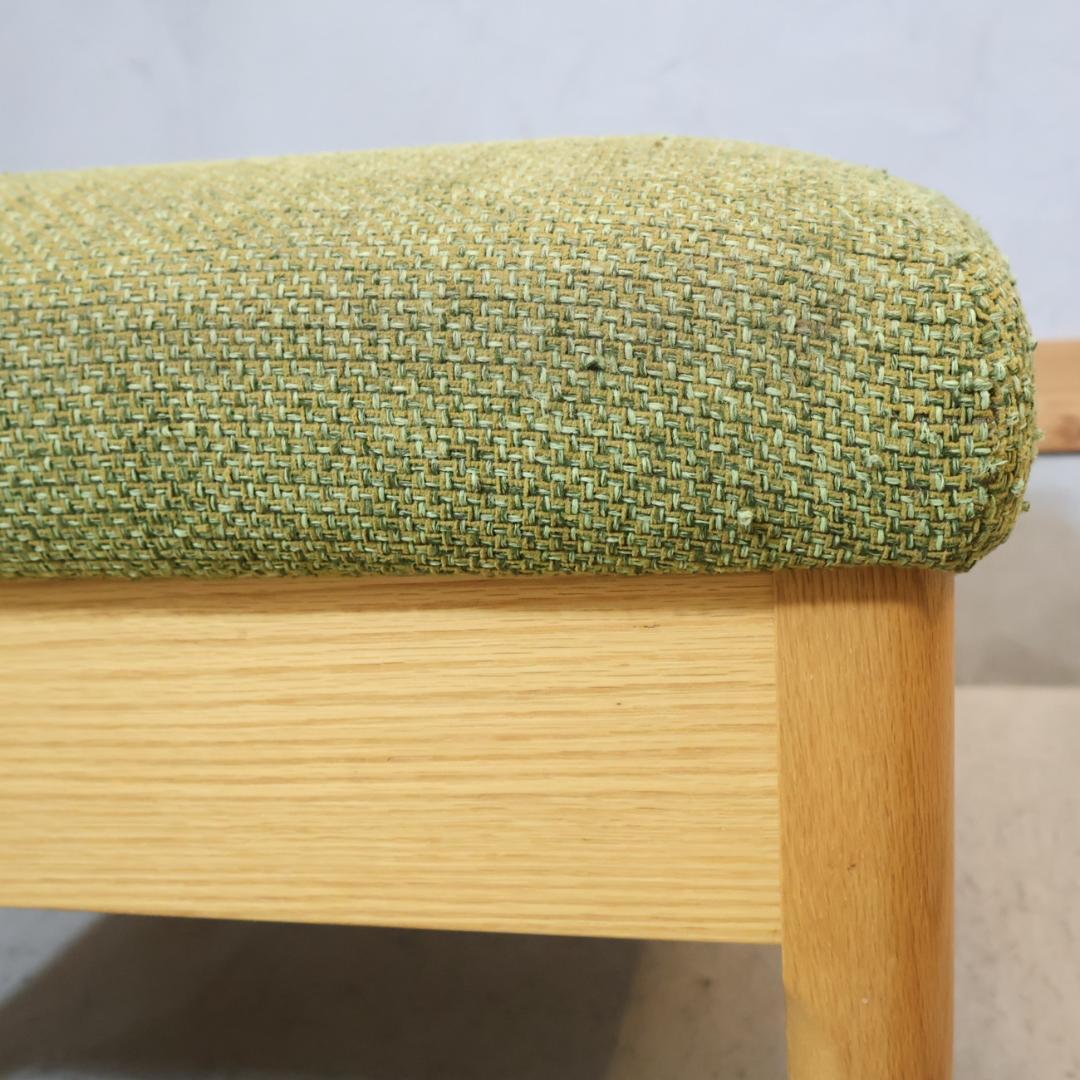 KASHIWA 柏木工 オーク材 オットマン スツール 足置き 腰掛椅子