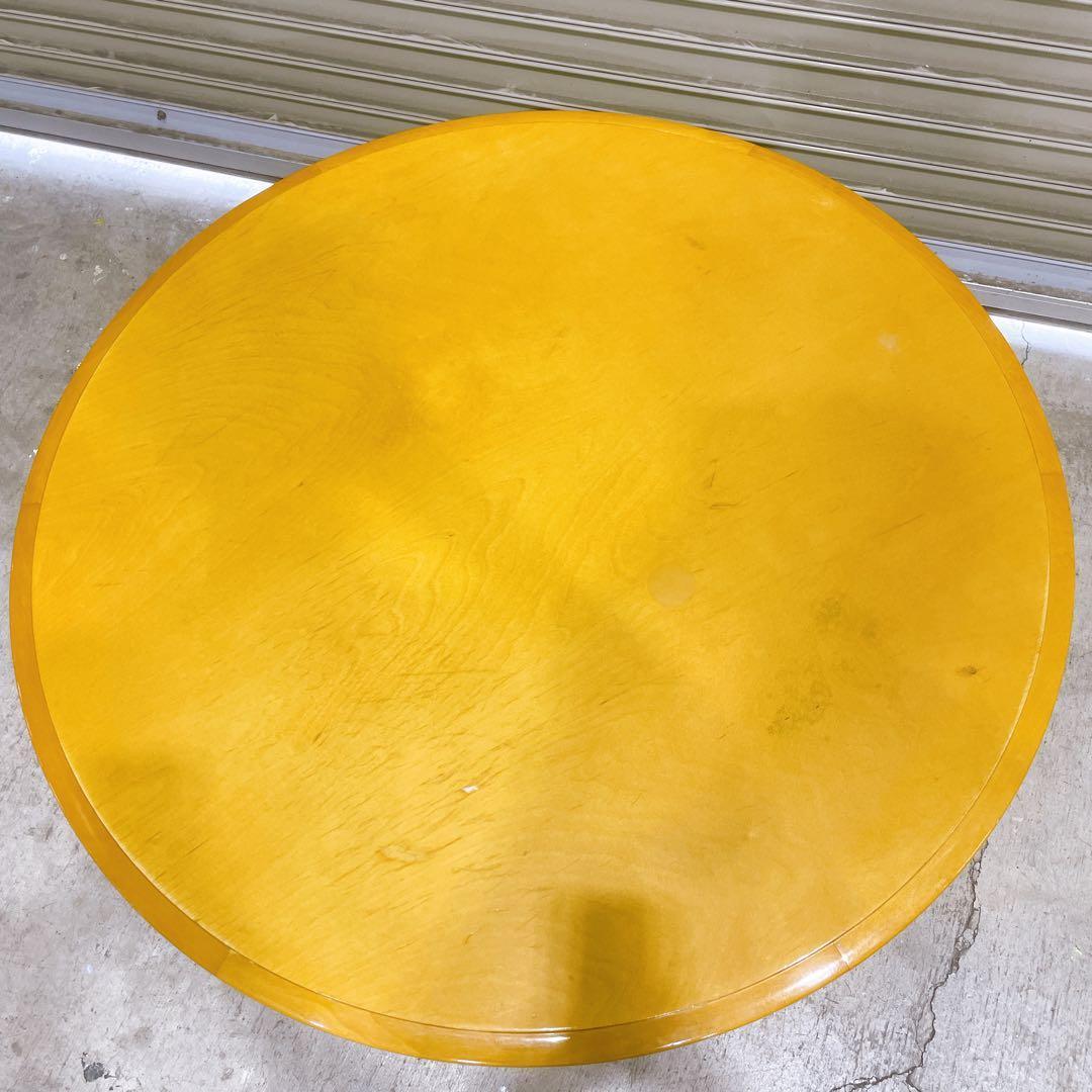 【稀少美品】モリシゲ家具 フローラ センターテーブル ローテーブル 4本支柱②