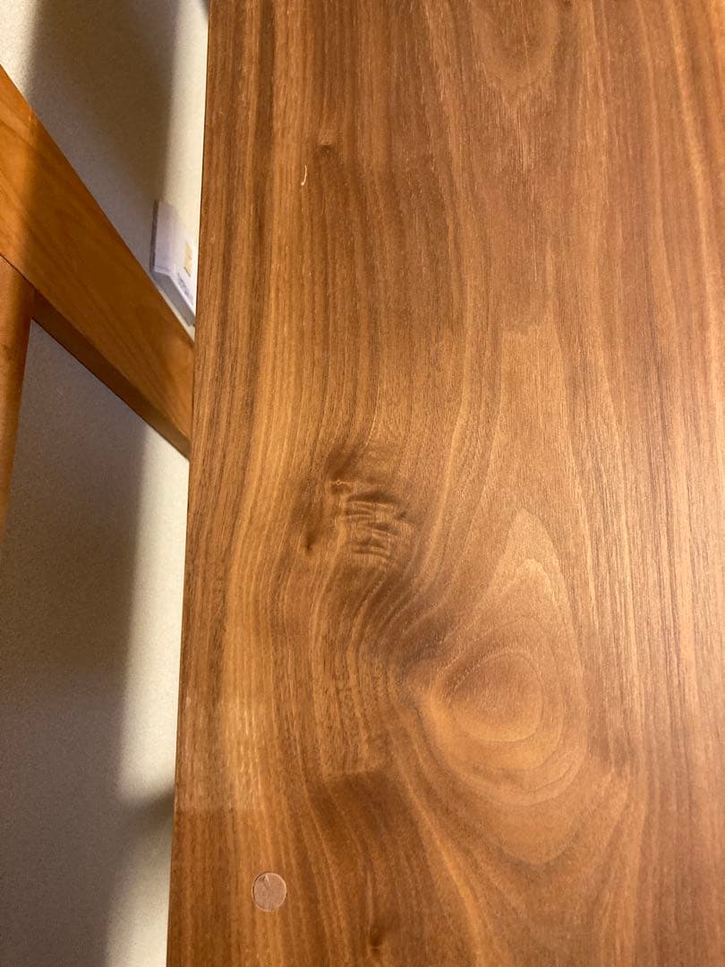 無印スタッキングシェルフ　ウォールナット材