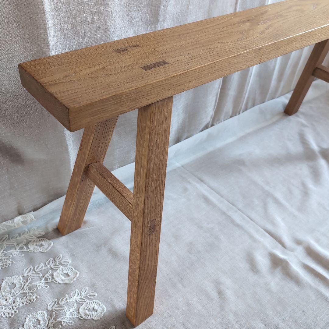 無印良品 オーク材ベンチ 廃盤