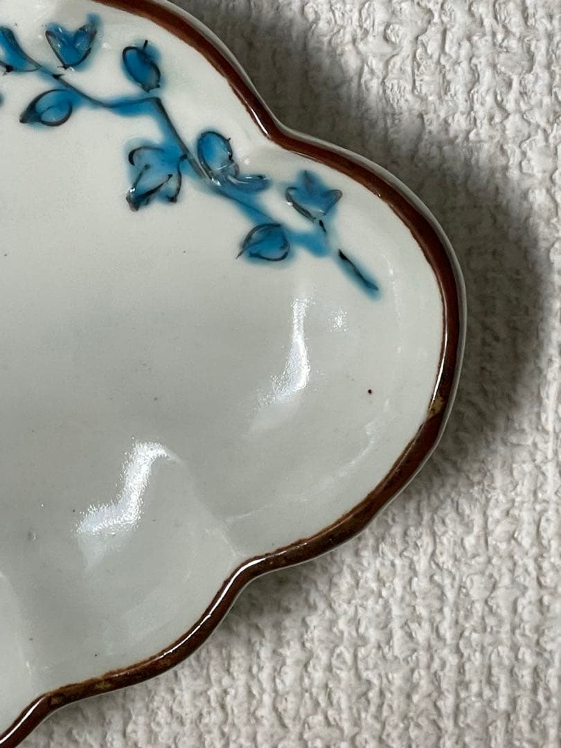 未使用 松浦 ナオコ さん 猫の菱形皿 2枚セット