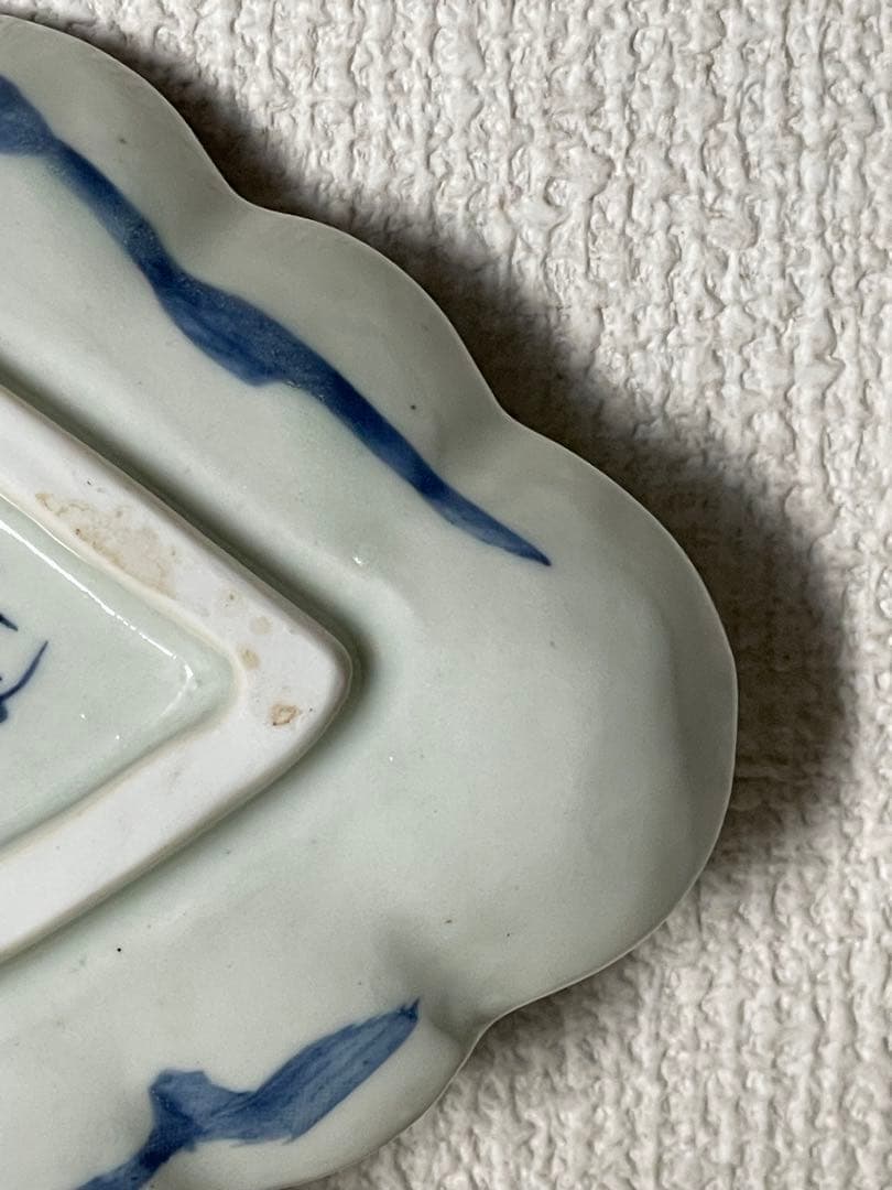 未使用 松浦 ナオコ さん 猫の菱形皿 2枚セット