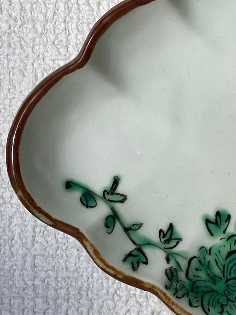 未使用 松浦 ナオコ さん 猫の菱形皿 2枚セット