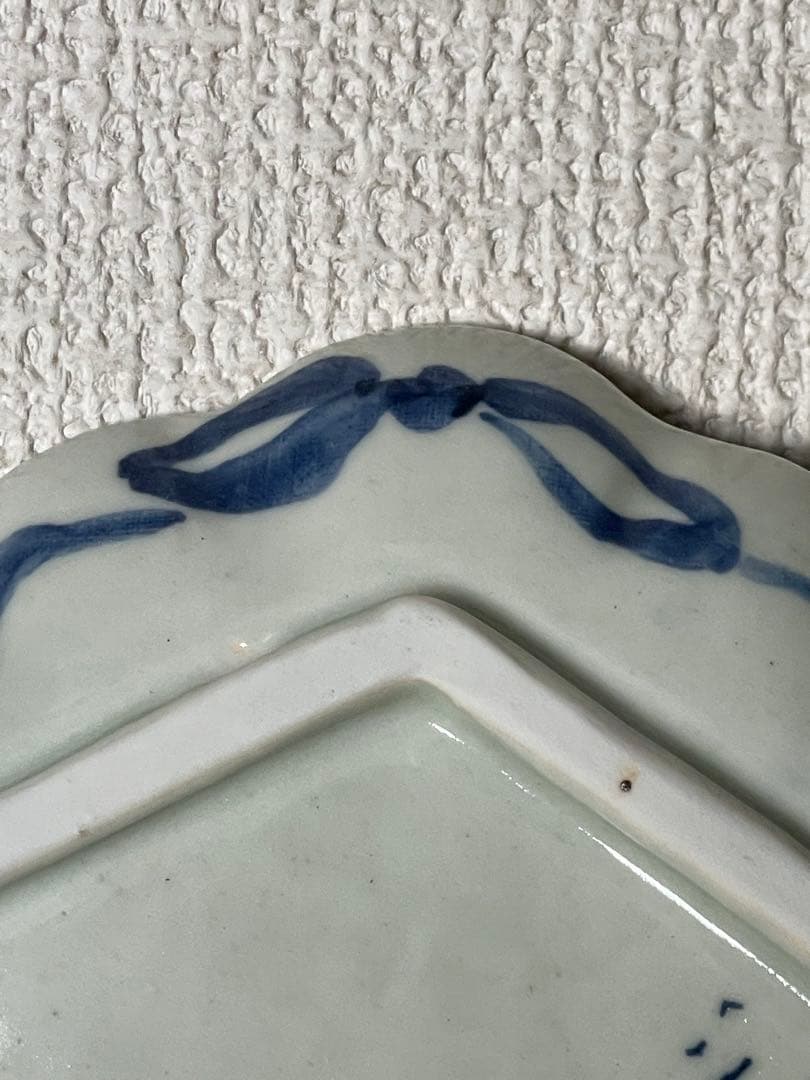 未使用 松浦 ナオコ さん 猫の菱形皿 2枚セット