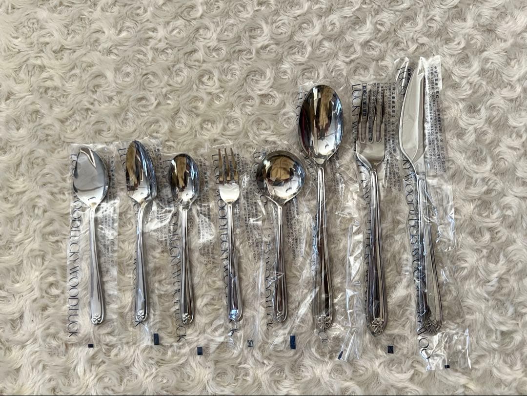 ラッキーウッド　カトラリーセット　マリエッタ　ディナーセット〈40本セット〉