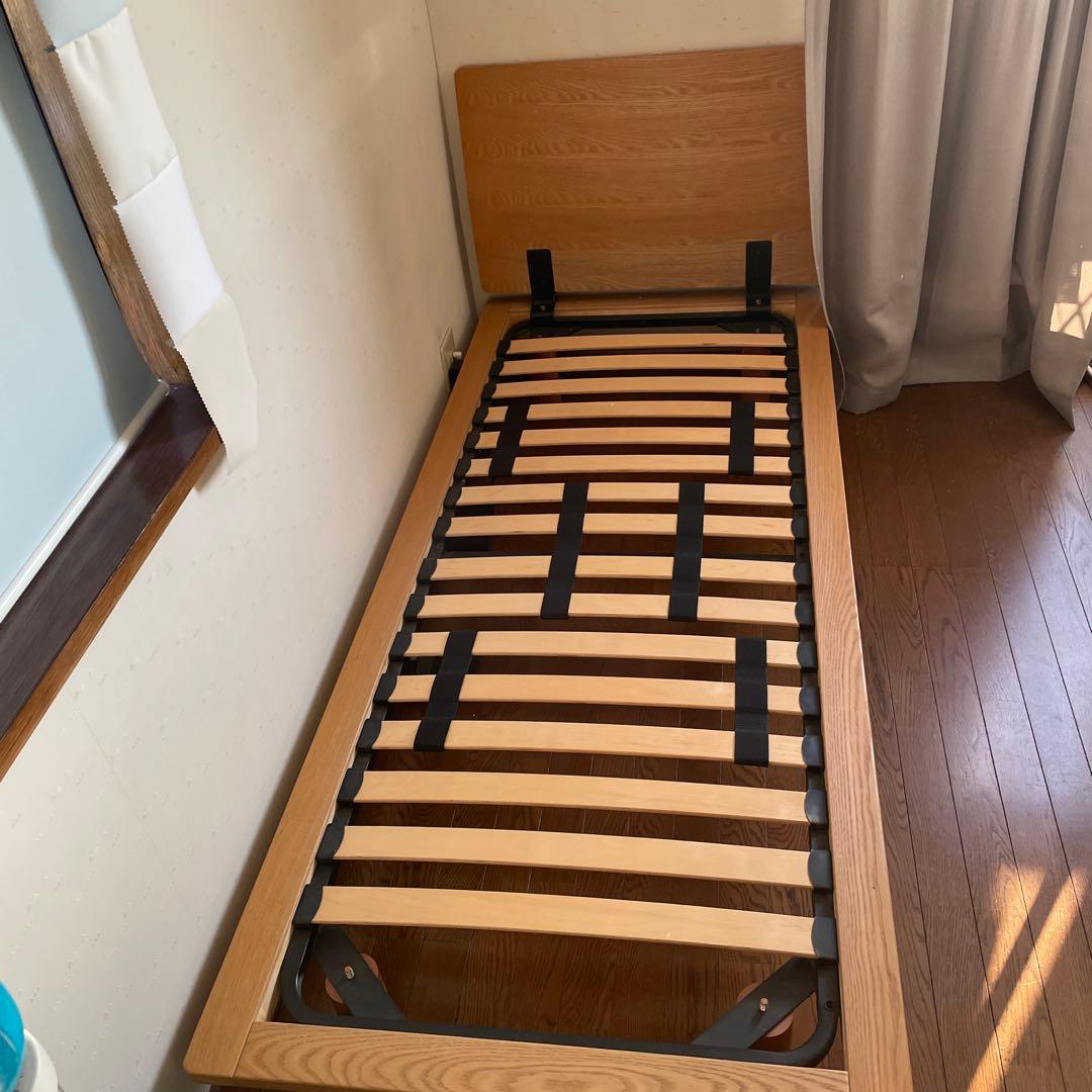 無印良品　木製　スモールベッドフレーム