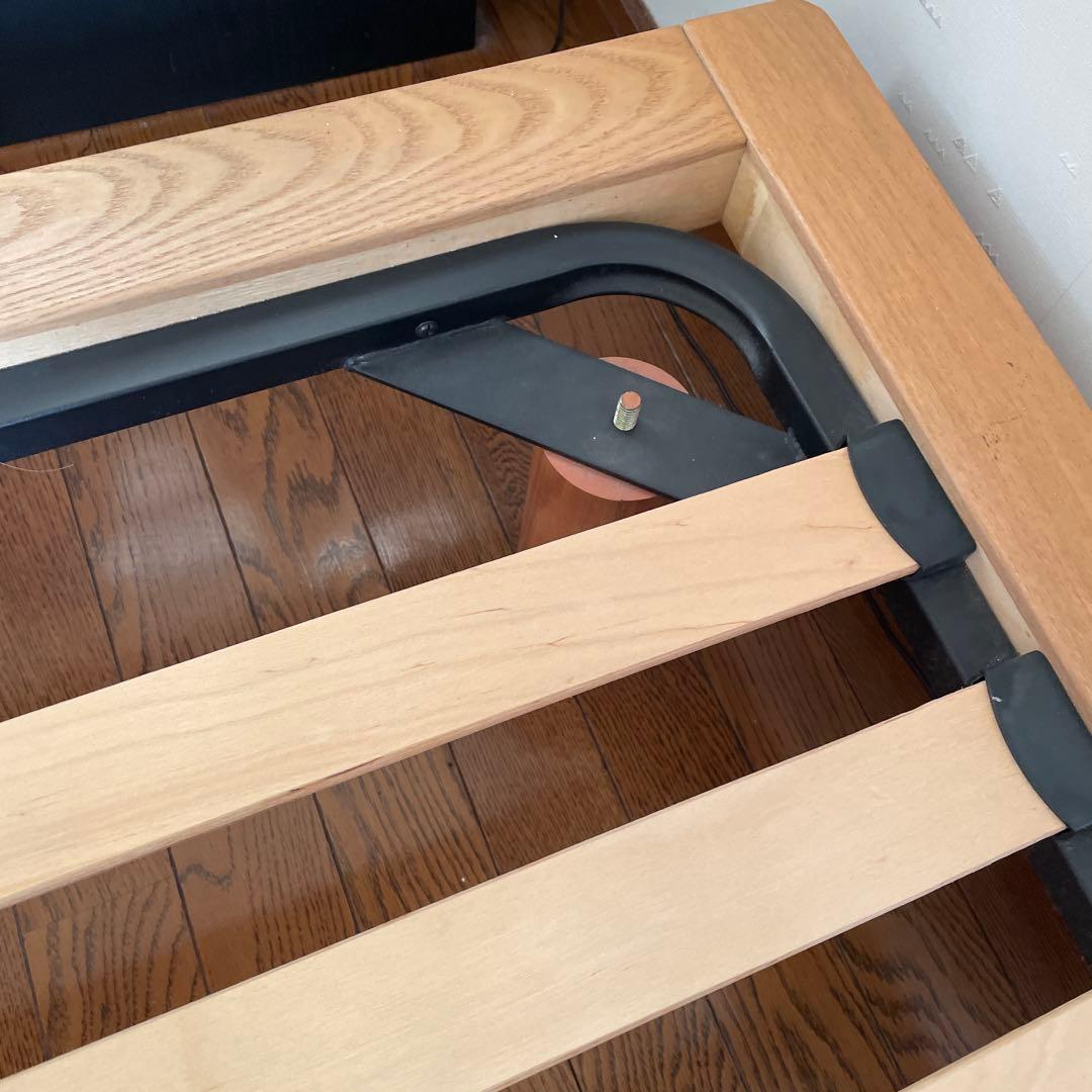 無印良品　木製　スモールベッドフレーム