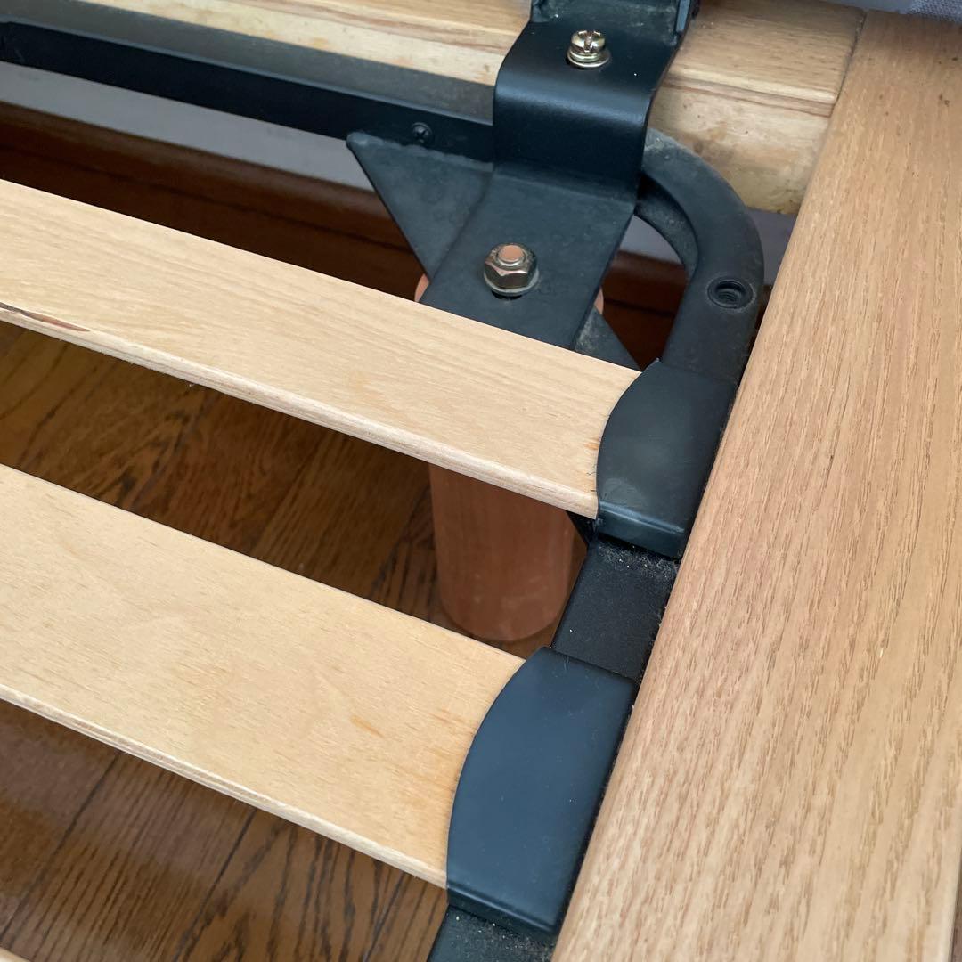 無印良品　木製　スモールベッドフレーム