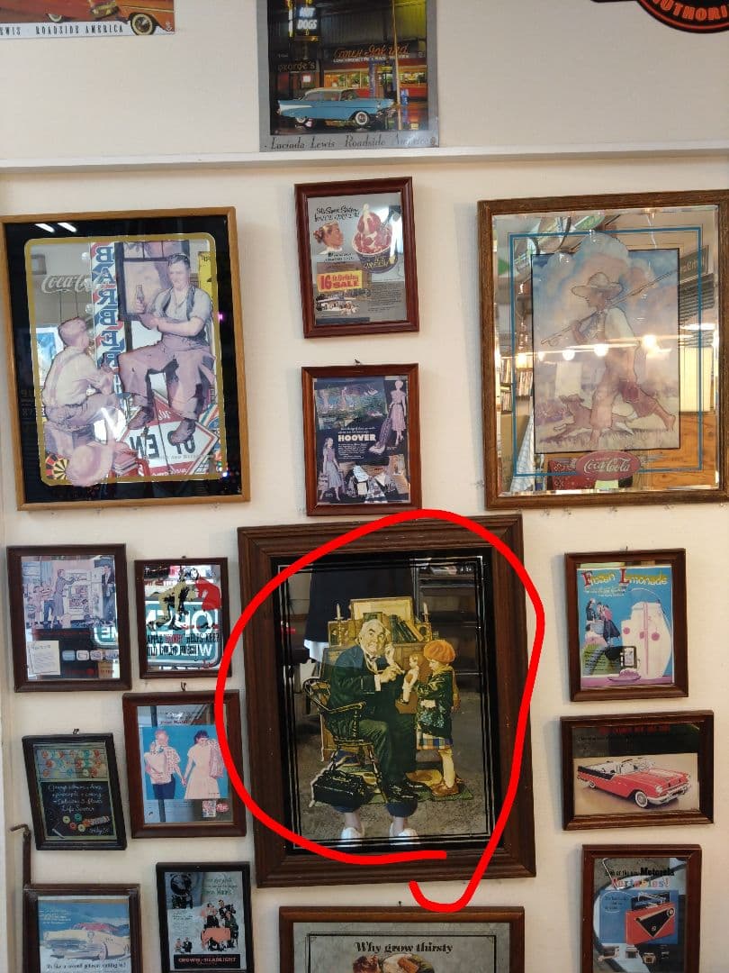 ノーマン・ロックウェル　パブミラー