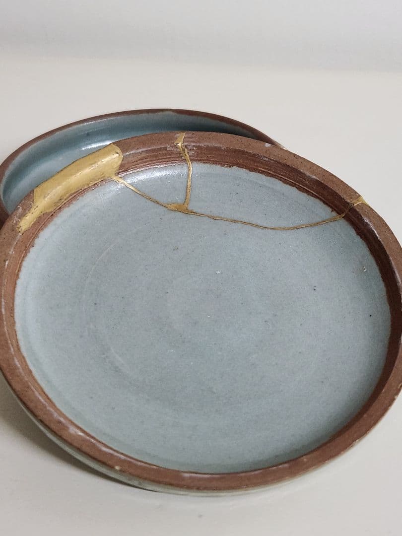 高麗青磁 象嵌菊花紋合子 香合 蓋物 金継 李朝 骨董 - メルカリ