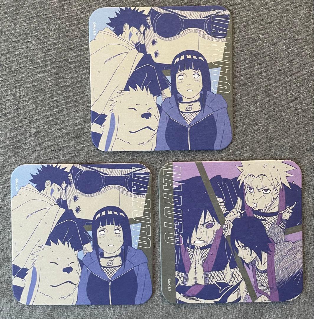 NARUTO アートコースター 日向 赤丸 キバ シノ 長門 弥彦 小南 - メルカリ