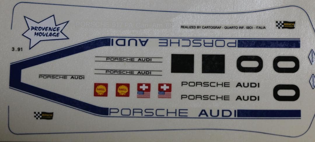 プロバンスムラージュ（仏）製ポルシェ９１７PA　レジン・メタル組立キット１／４３