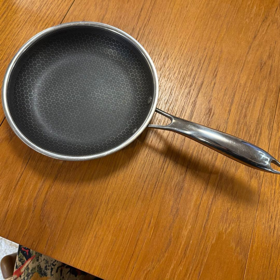 HexClad フライパン 20cm 蓋付き【焦げ付き防止加工】