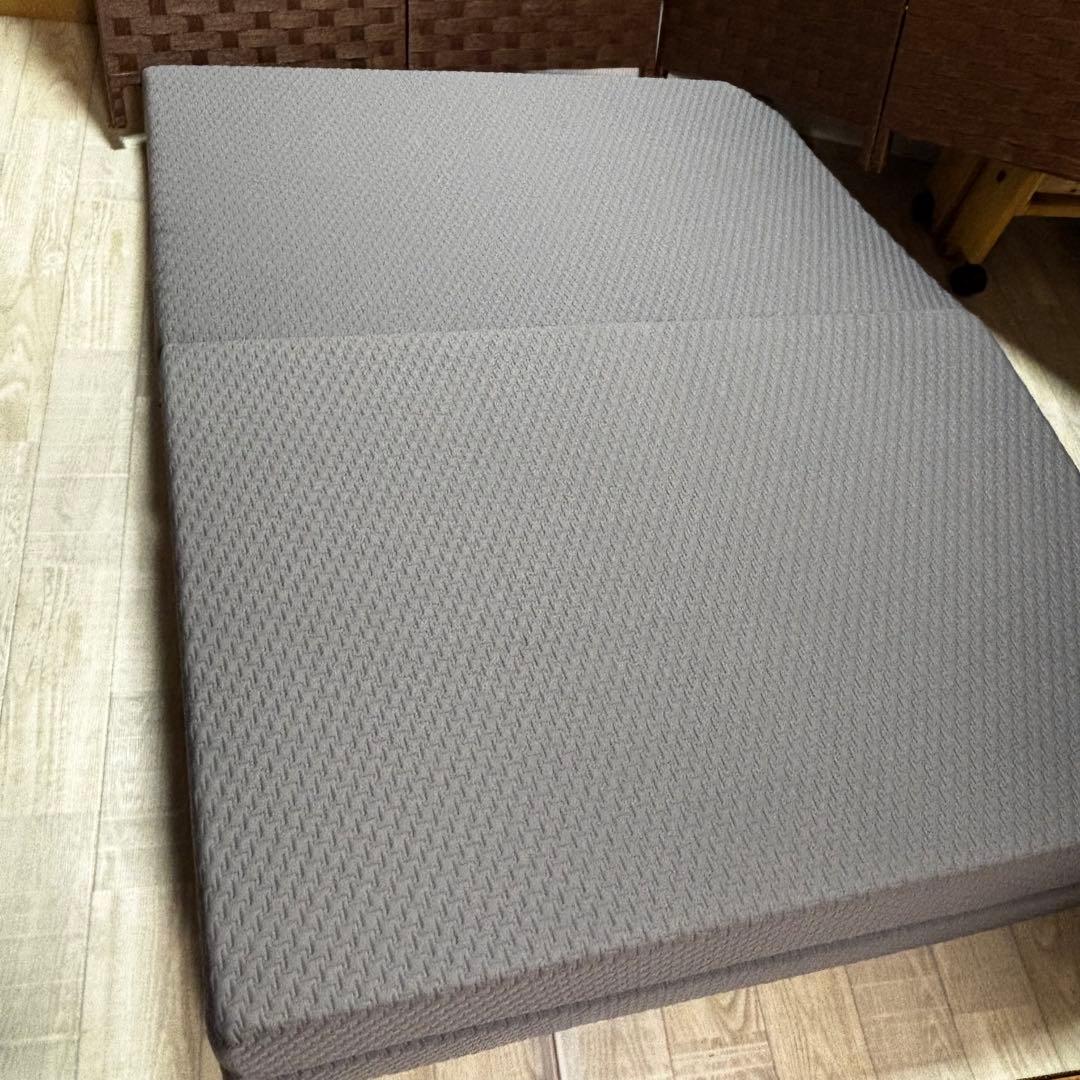 EMOOR GRAND 高反発　三つ折りマットレス　シングル　マットレス　寝具