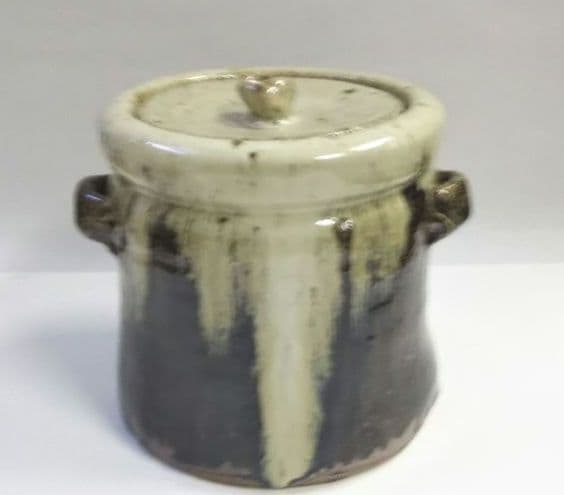 茶道具 水指 朝鮮唐津 唐津焼 鏡山窯 井上東也 共箱 自然坊 - メルカリ