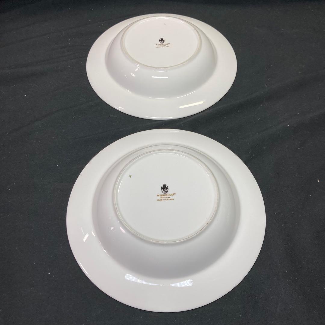 《ウエッジウッド》パスタプレート ホワイトコノート 6枚