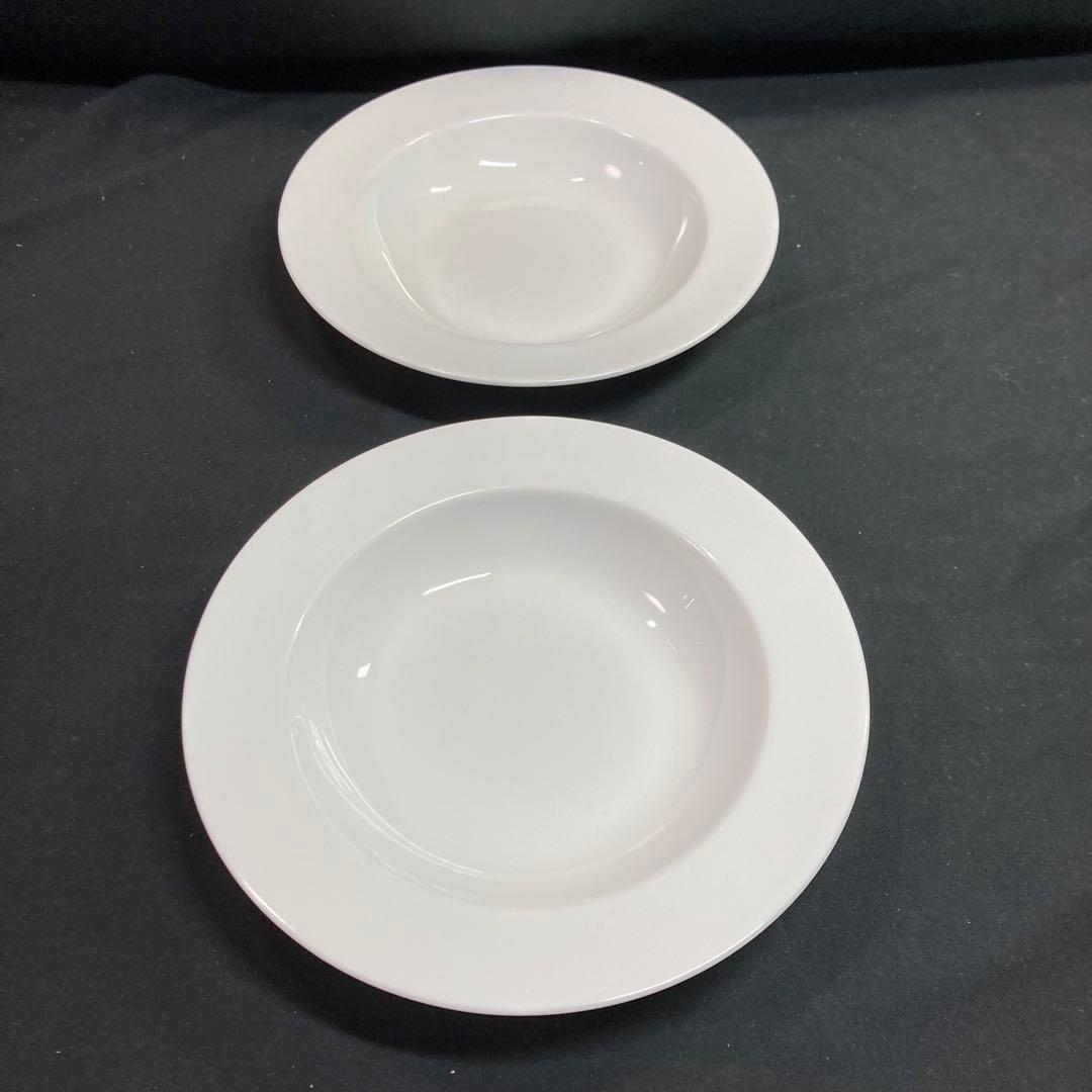 《ウエッジウッド》パスタプレート ホワイトコノート 6枚