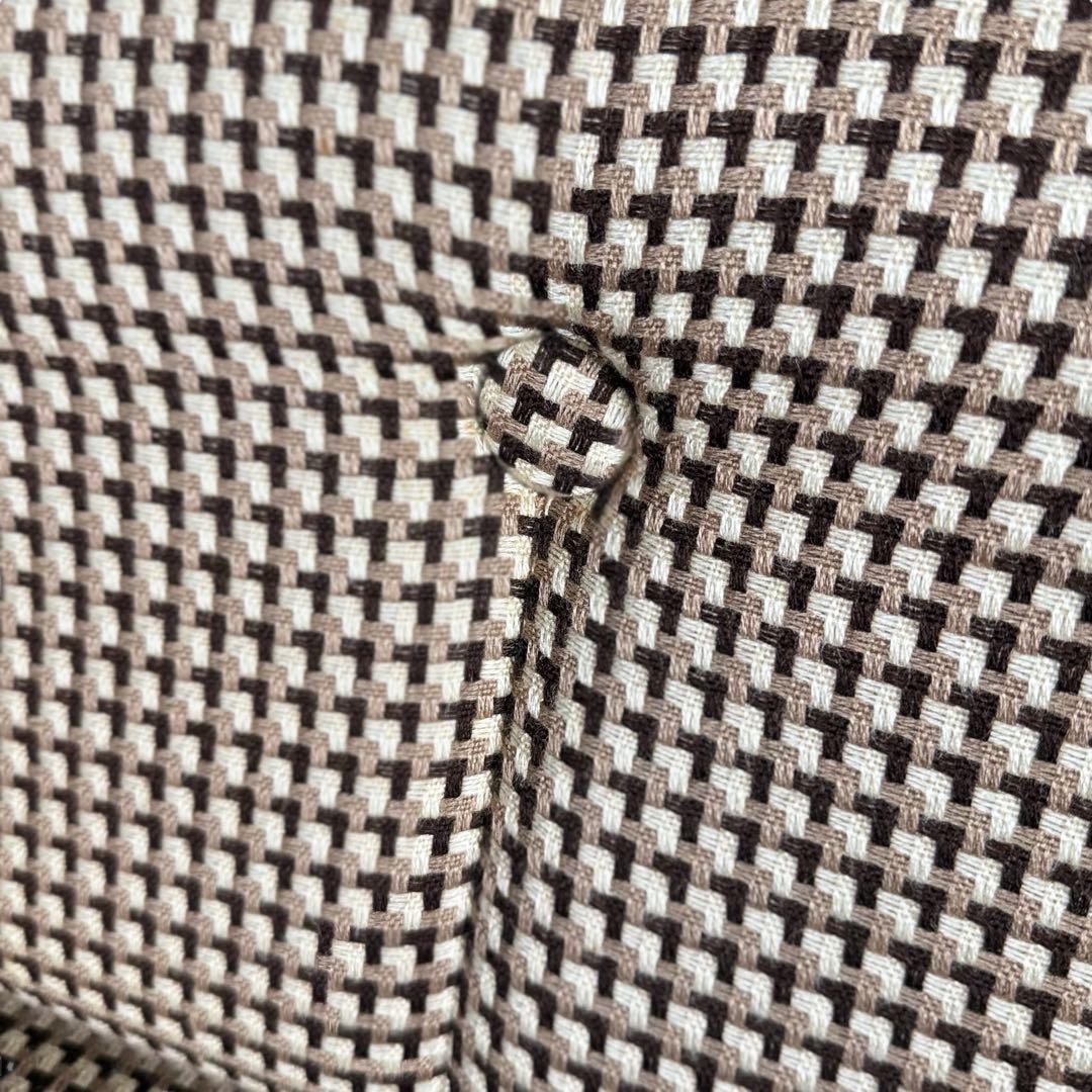 HR788 カリモク60 復刻プレート　総柄　1Pソファ　ベルベット