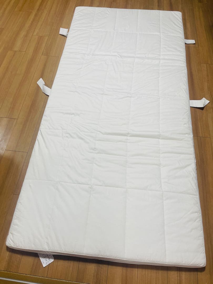 無印良品 羊毛ポリエステルパッド固わた敷ふとんS 　100×210cm