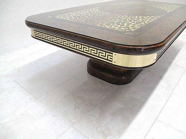 展示品ヴェルサーチホーム 最高級センターテーブル 　リビングテーブル　レオパード