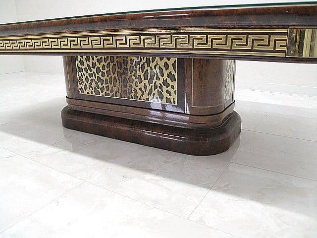 展示品ヴェルサーチホーム 最高級センターテーブル 　リビングテーブル　レオパード