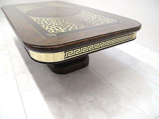 展示品ヴェルサーチホーム 最高級センターテーブル 　リビングテーブル　レオパード