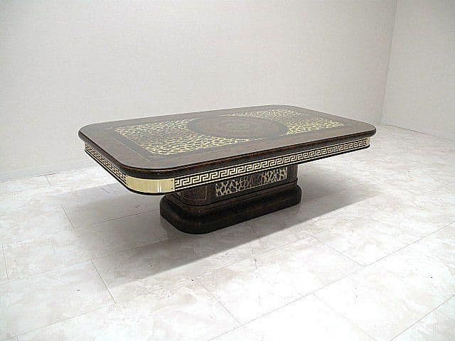 展示品ヴェルサーチホーム 最高級センターテーブル 　リビングテーブル　レオパード