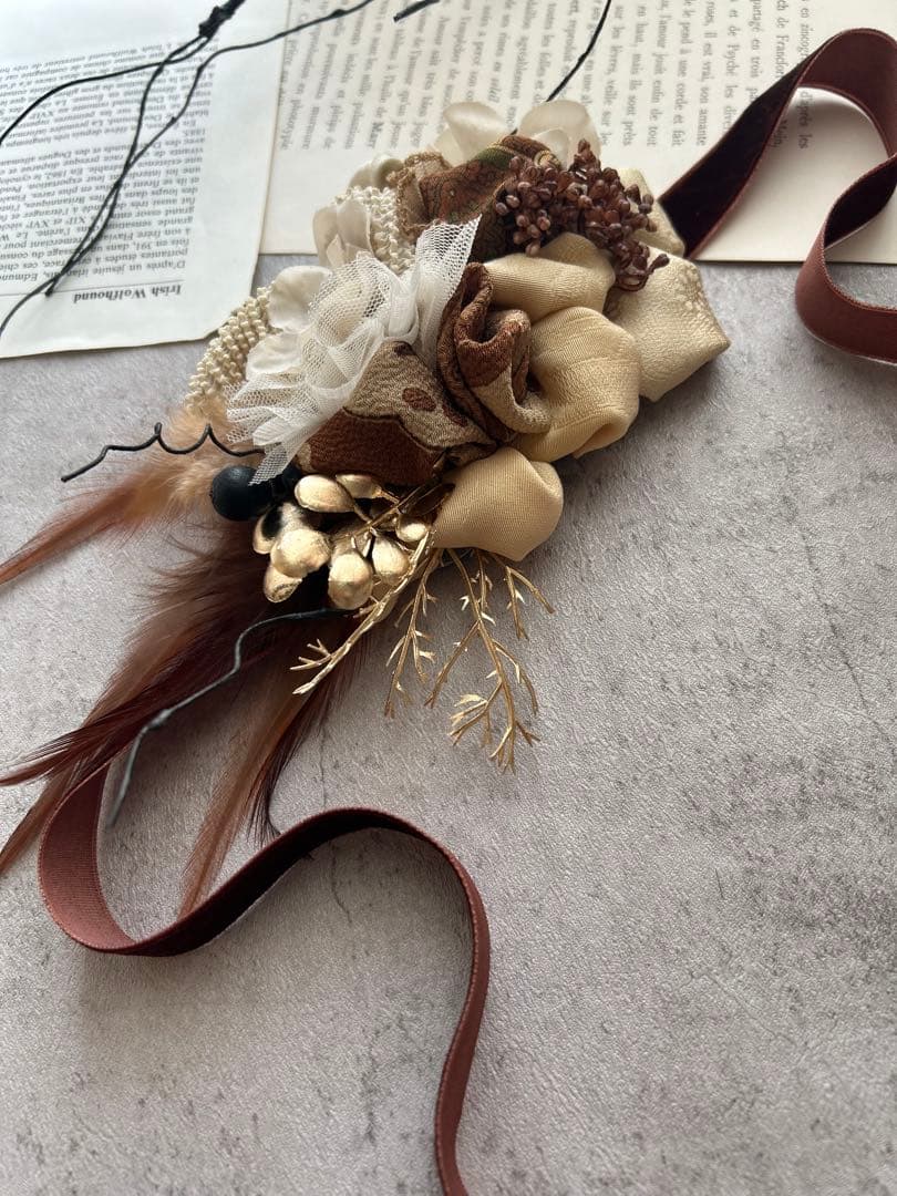 ねむ様order 男の子用髪飾り