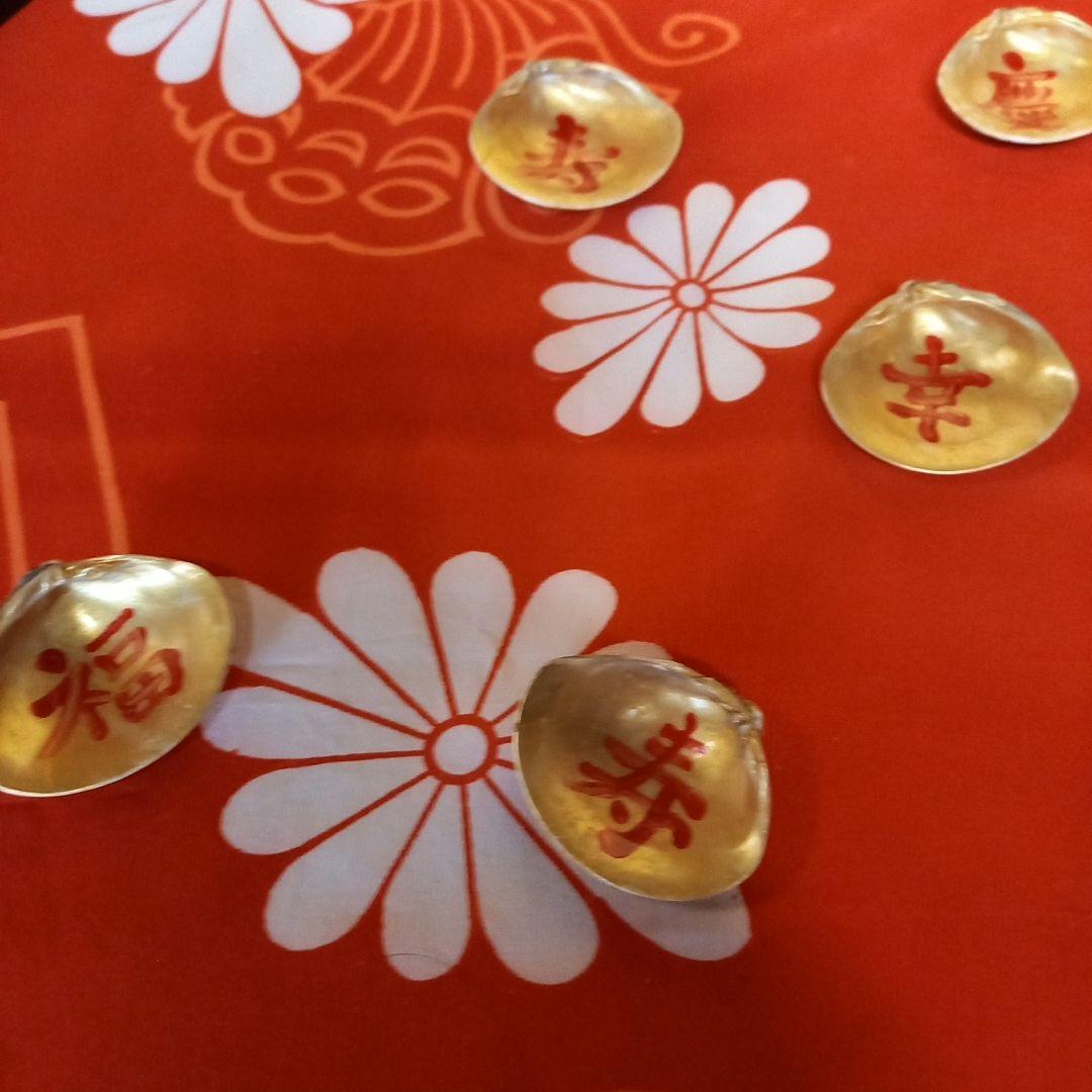 くろちく古布縮緬押絵　金屏風\"桜月夜\"