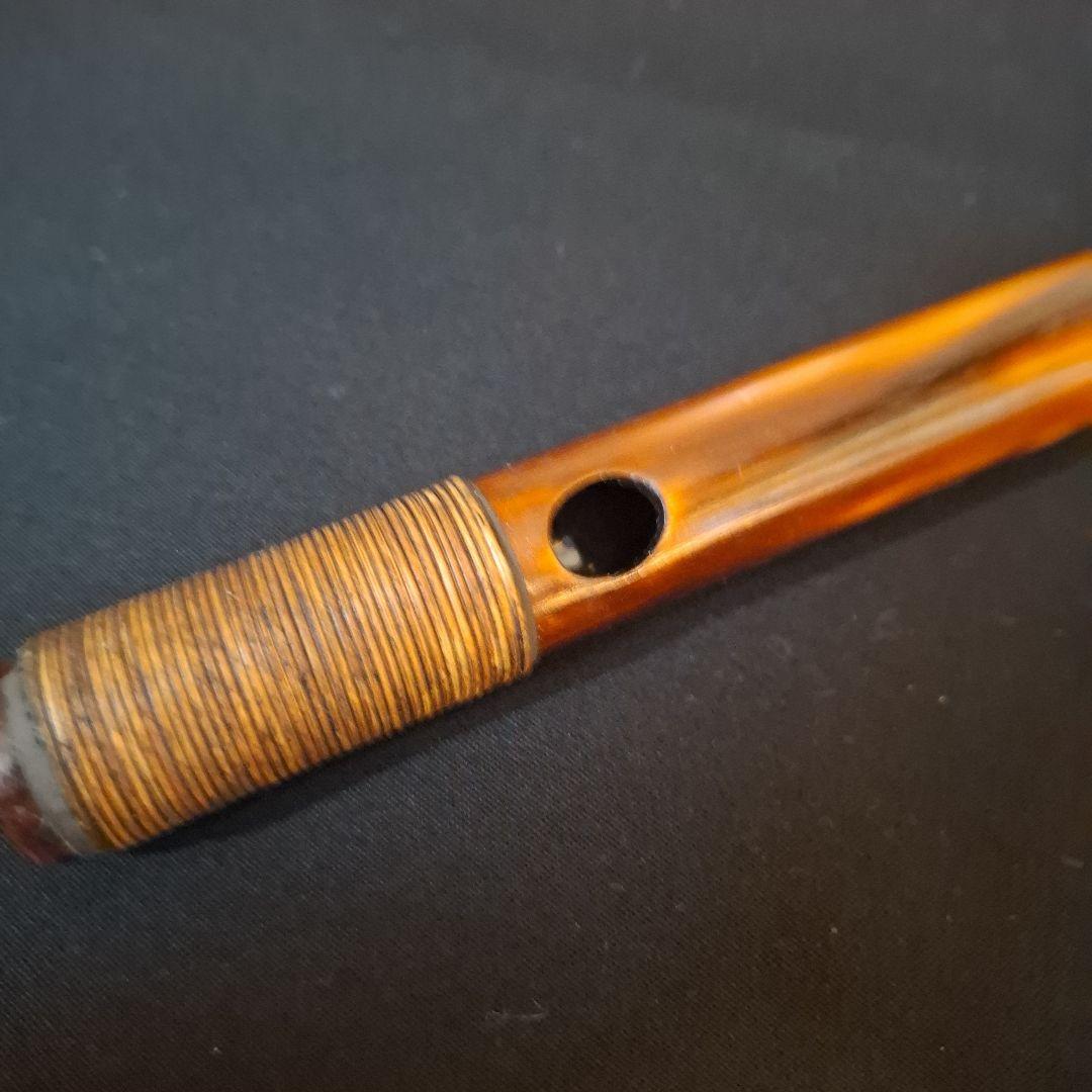 篠笛　古典調　7穴　五本調子　燻風仕上げ　超鐵仕様