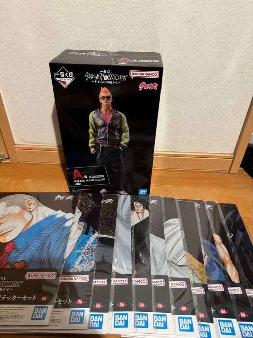 1番くじ クローズ＆WORST A賞 坊屋 春道 フィギュア＆H賞クリア