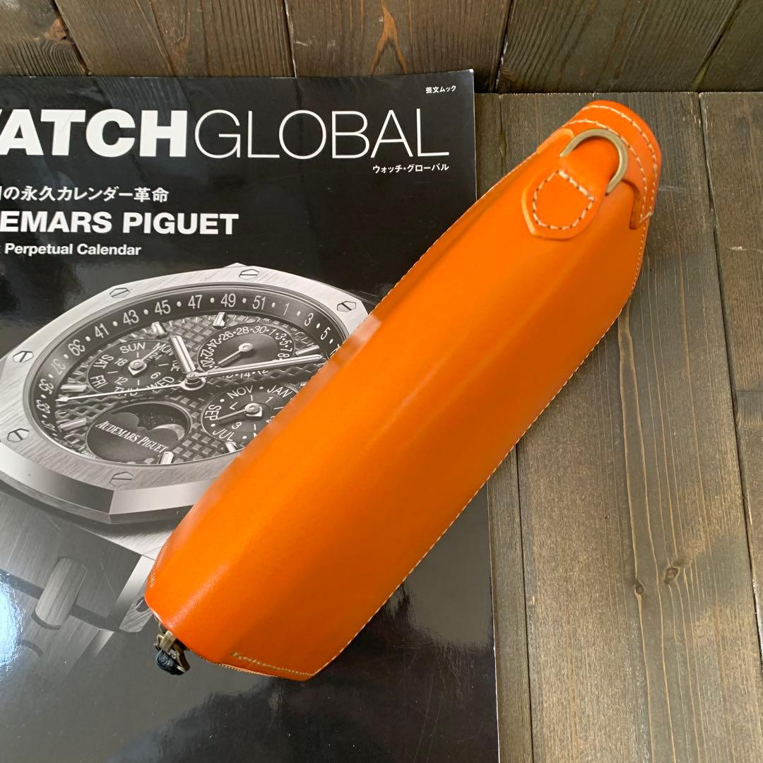 C44■極上 栃木レザー 無双 バイカーズウォレット 財布■マロン■職人手縫い