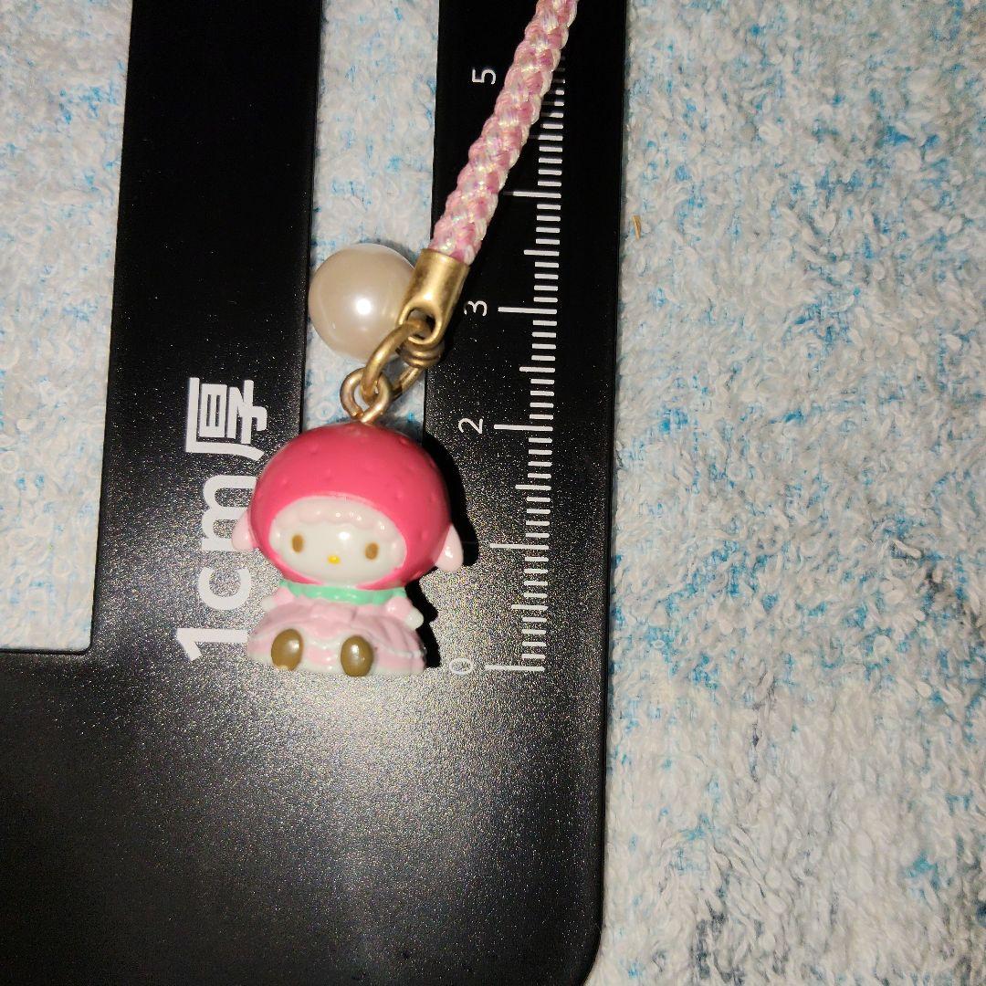 こ*き様 激レア 平成レトロ マイスウィートピアノ いちご ストラップ
