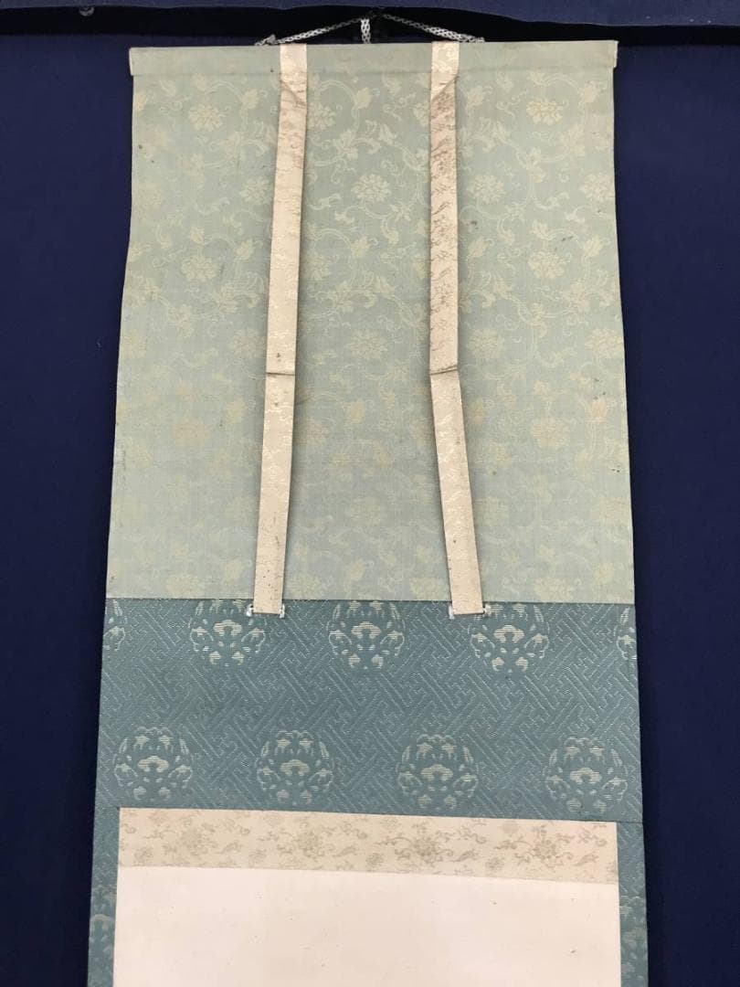 真作】寺崎廣業/雪景田家図/山水図/掛軸/名家伝来/AC-163