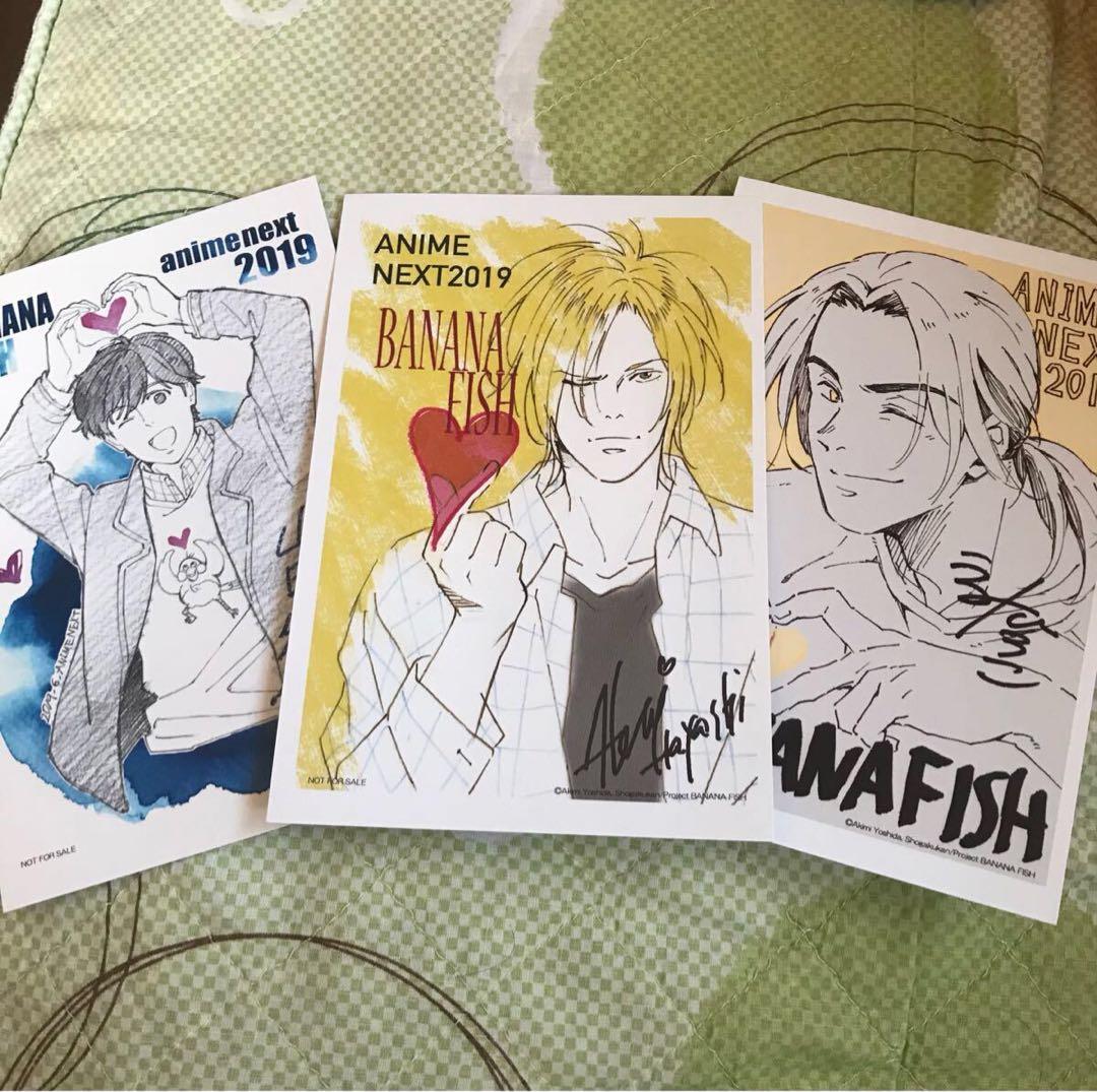 海外イベント正規品 banana fish 描き下ろし イラストカード 非売品