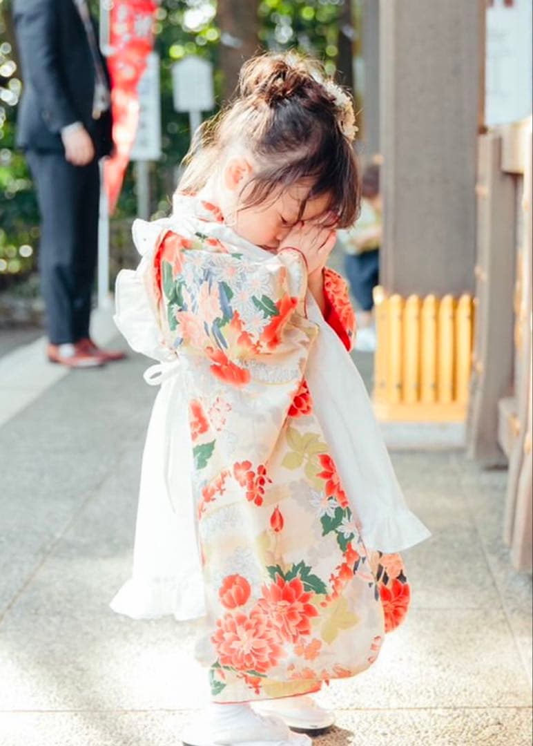 あす★［ぼたん］二部式着物単品 ꕤハンドメイドꕤ 七五三 3歳 女の子