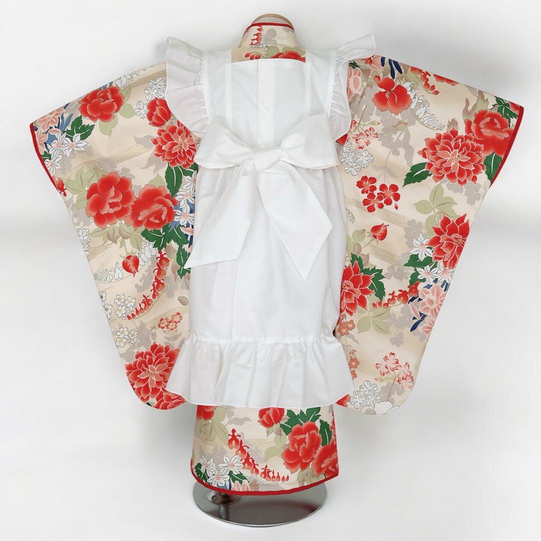 あす★［ぼたん］二部式着物単品 ꕤハンドメイドꕤ 七五三 3歳 女の子