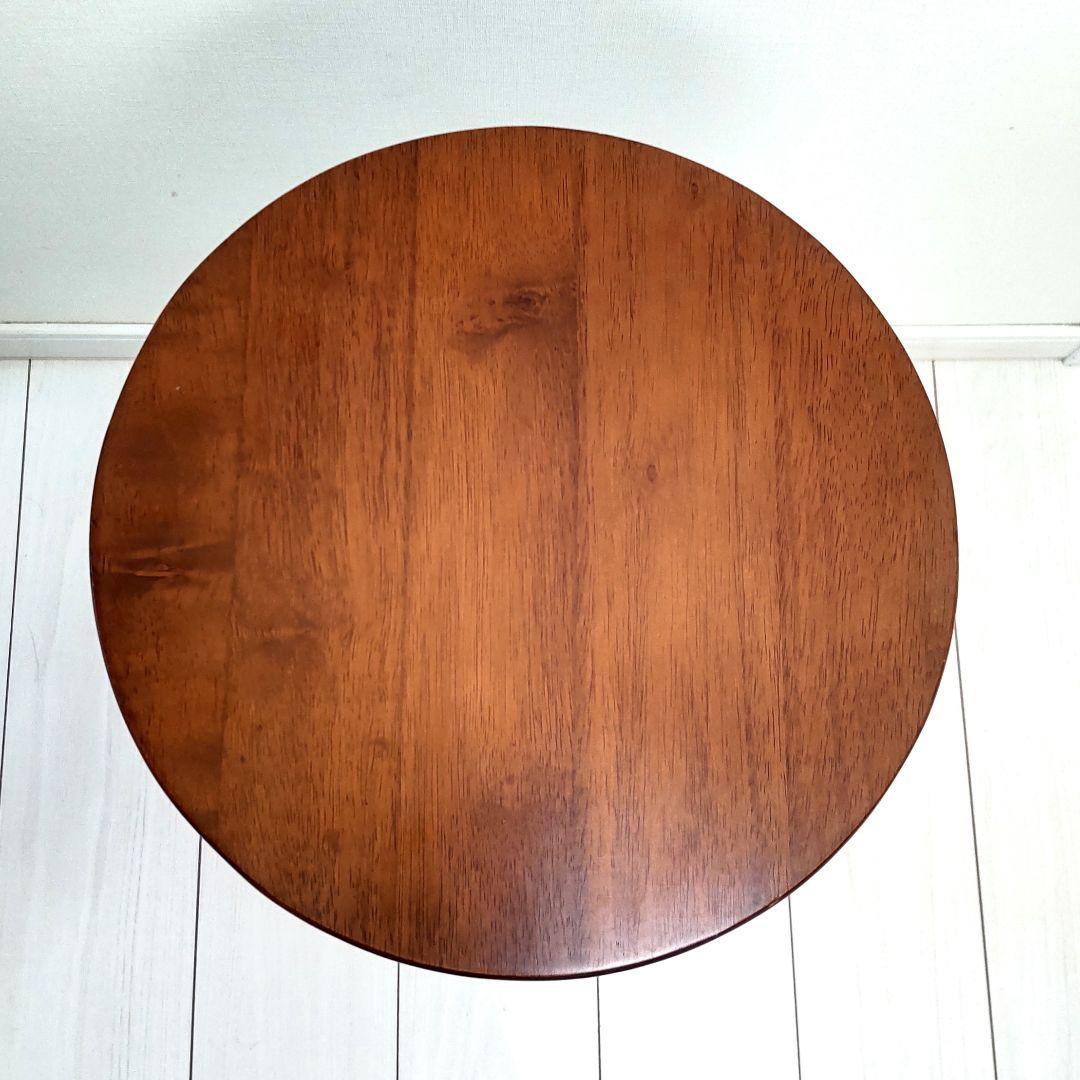 インダストリアル　ユニークな形状　無垢 × アイアン脚　スツール　チェア　丸椅子