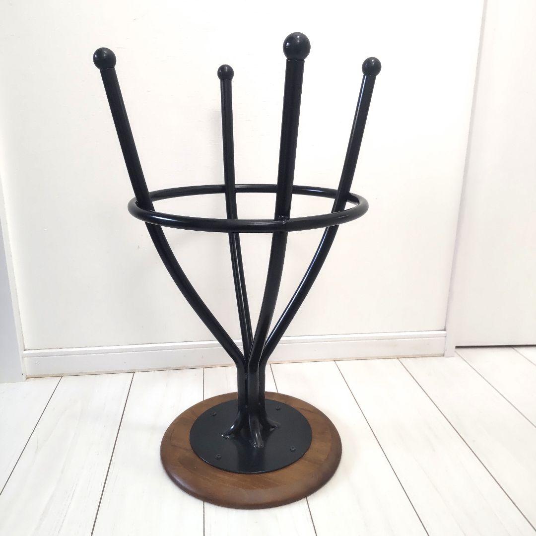 インダストリアル　ユニークな形状　無垢 × アイアン脚　スツール　チェア　丸椅子