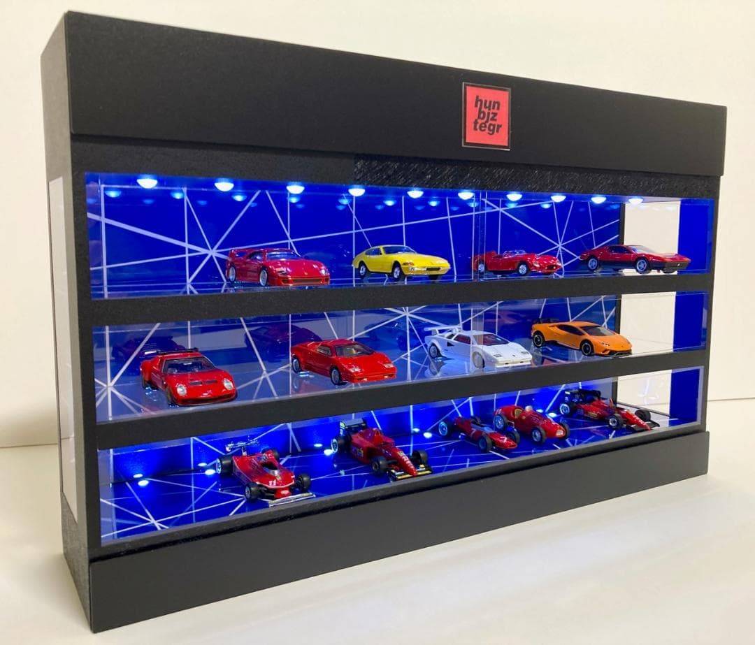 1/64展示30台可・CBU＆WH・3層式ディスプレーBOX / ネオジオラマ