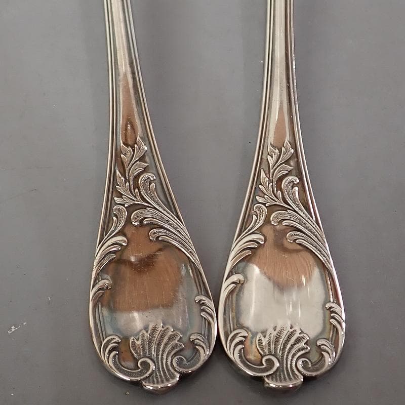 RU-5241　クリストフル　シルバー　マルリーテーブルスプーン　20.5㎝ペア