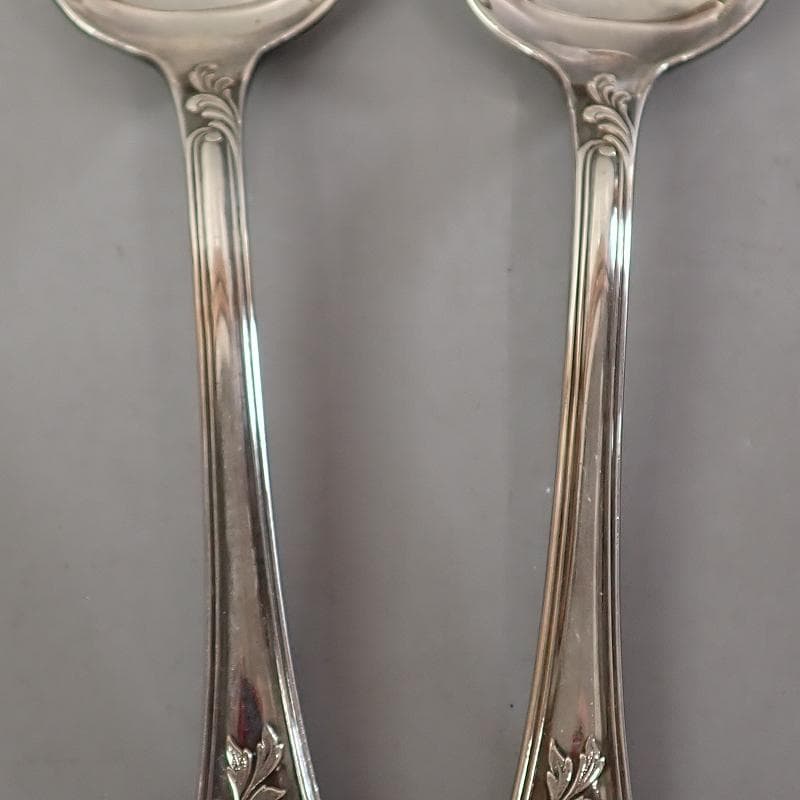 RU-5241　クリストフル　シルバー　マルリーテーブルスプーン　20.5㎝ペア