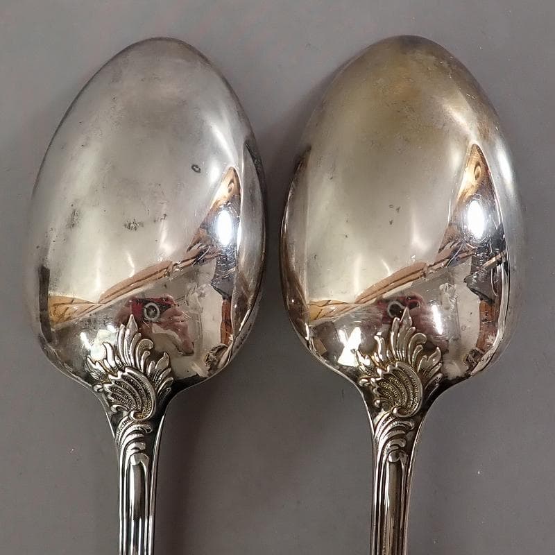 RU-5241　クリストフル　シルバー　マルリーテーブルスプーン　20.5㎝ペア